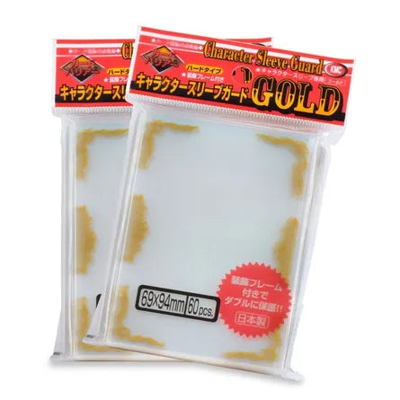 KMC Over Sized - Character Guard Sleeves - Gold (60-Pack) - KMC Card Sleeves