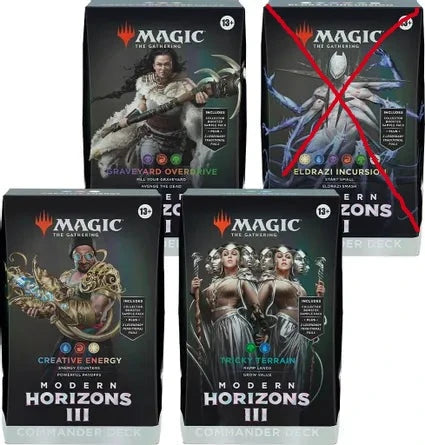 MH3 Modern Horizons 3 Commander Deck (1 DECK NOT INCLUDING ELDRAZI) - Commander: Modern Horizons 3 (M3C)