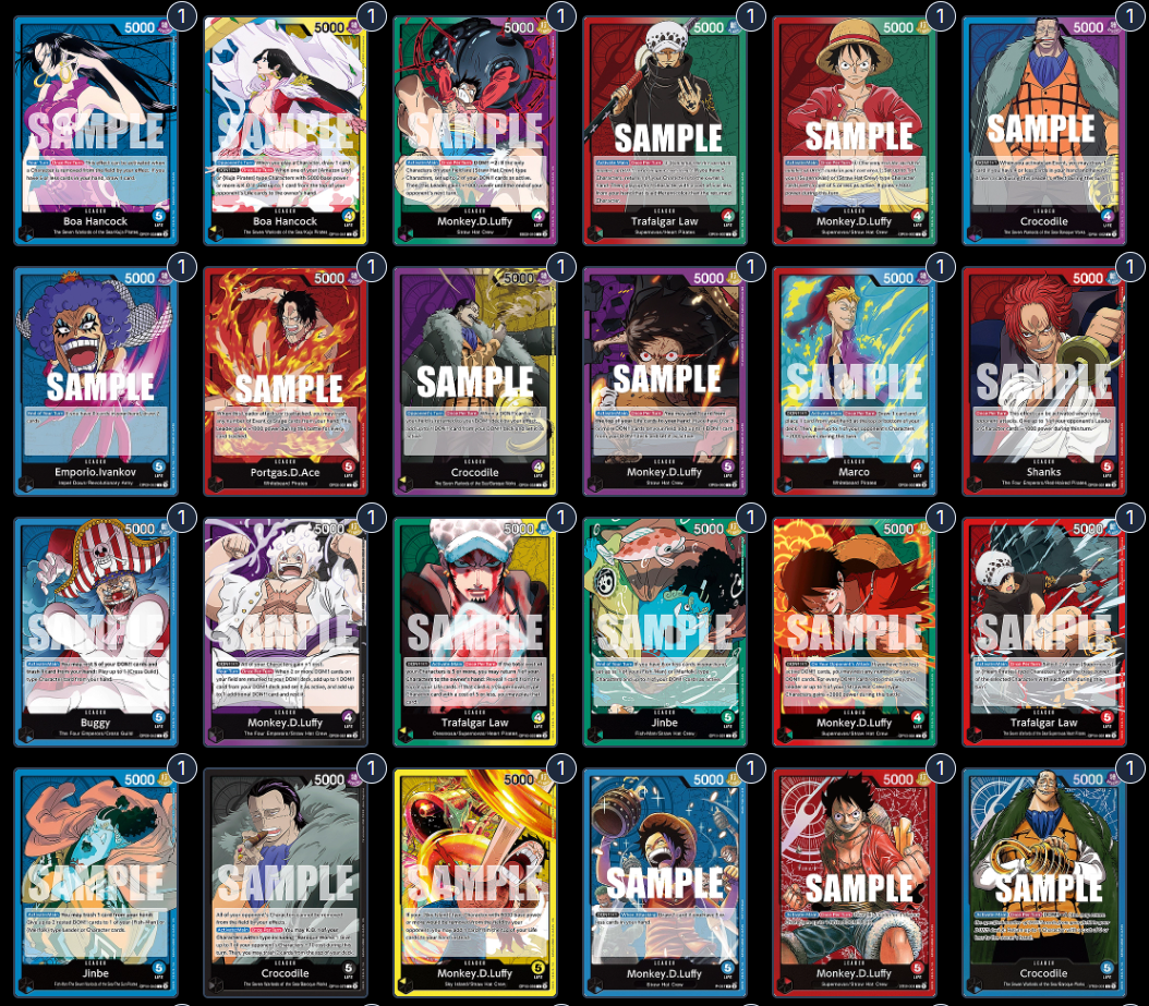 One Piece TCG OP16 Paramount War EGB 3v3 6K Marines & Warlords VS Luffy & Allies!(Full Team's Ticket) (Please Read and Understand Rules)