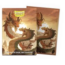 Dragon Shield Dual Matte: Standard Art Sleeves - Wood Snake 2025 (100-Pack) - Dragon Shield Card Sleeves