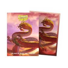 Dragon Shield Dual Matte: Standard Art Sleeves - Wood Snake 2025 (100-Pack) - Dragon Shield Card Sleeves