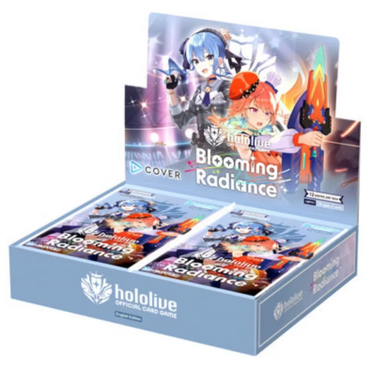 Hololive OCG: BP01 - Blooming Radiance Booster Display