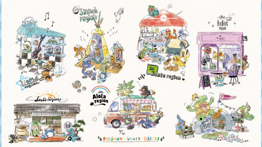 NEW Pokémon World Market Rubber Playmat