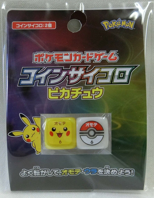 Pokemon Card Sword and Shield Official Coin Dice Pikachu Japanese Ver 1