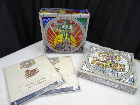Sagrada: Artisans Board Game - kickstarter Master Artisan Pledge campaign reset